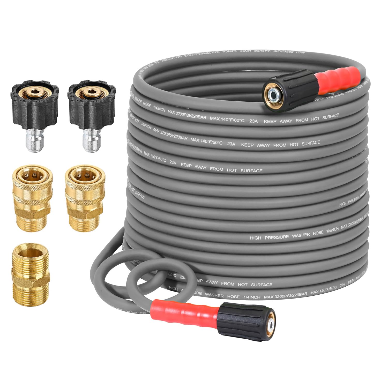 YAMATIC Upgraded Flexible Pressure Washer Hose