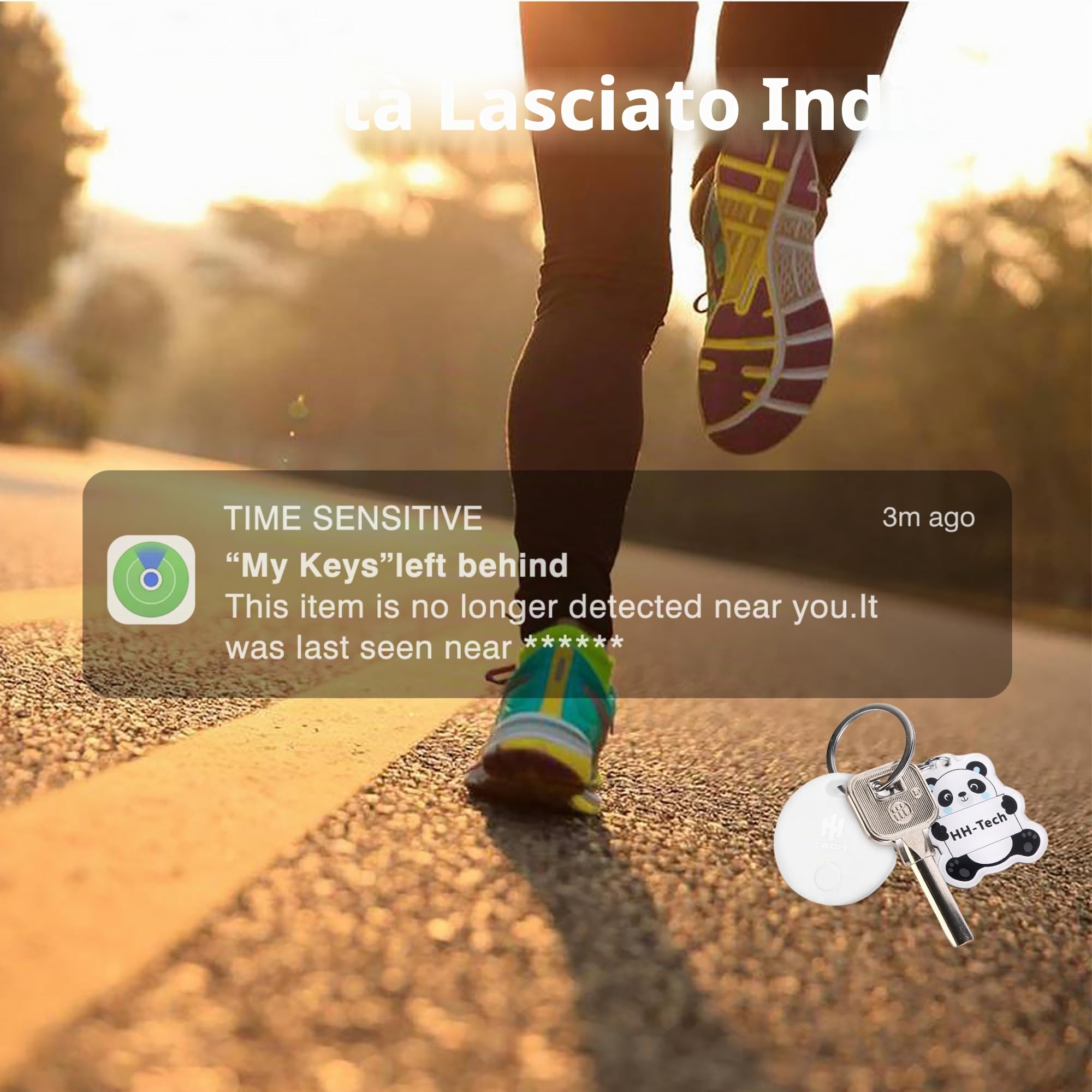SmartTag Lite per Apple iOS: Trova chiavi, trova oggetti, trova il tuo portafoglio e oggetti di valore in tutto il mondo, compatibile con iPhone Dov'è App, utilizzando tecnologie avanzate di
