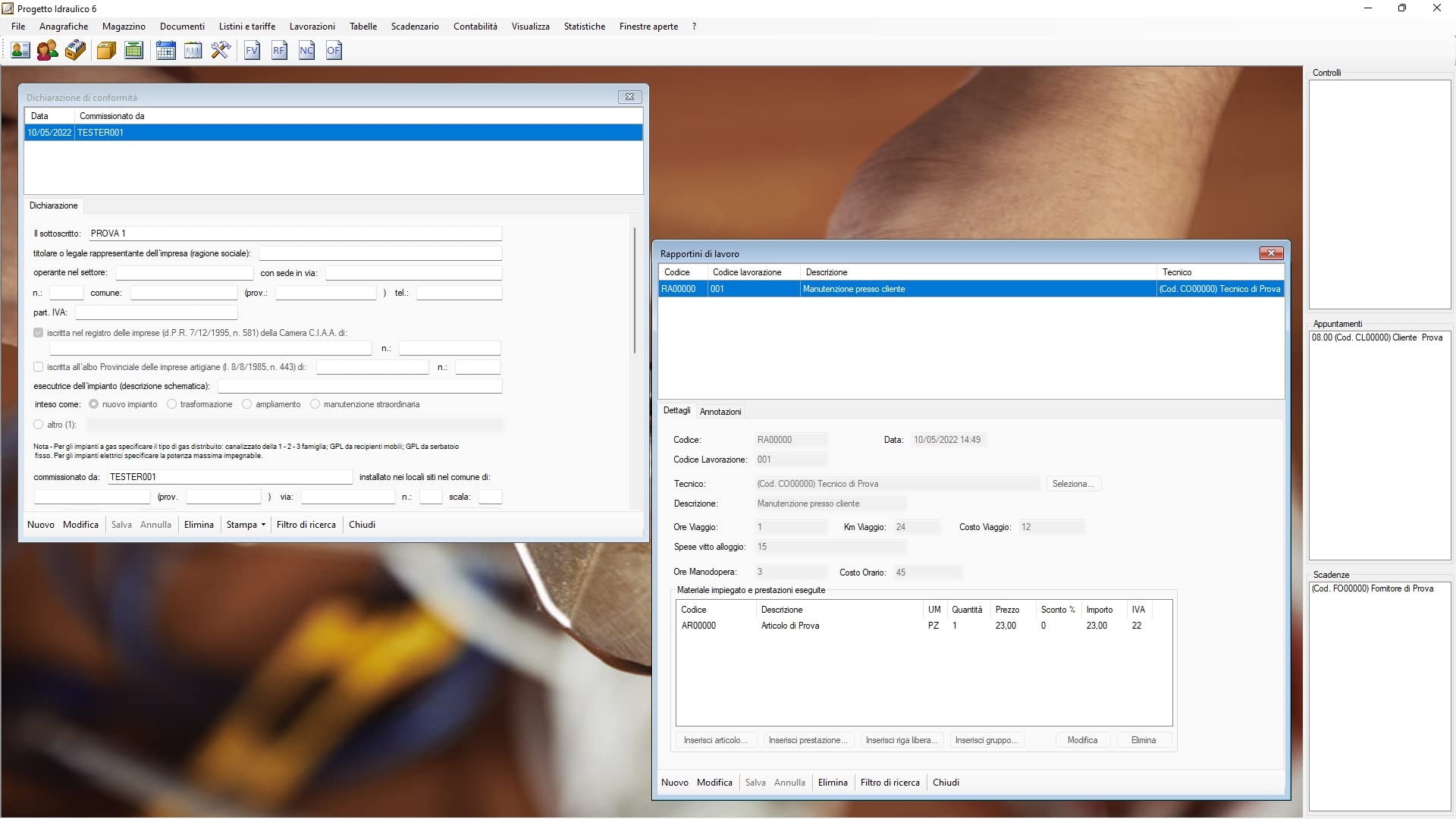 Progetto Idraulico 6 - Il software gestionale per idraulici, termoidraulici, impiantisti, manutentori e installatori