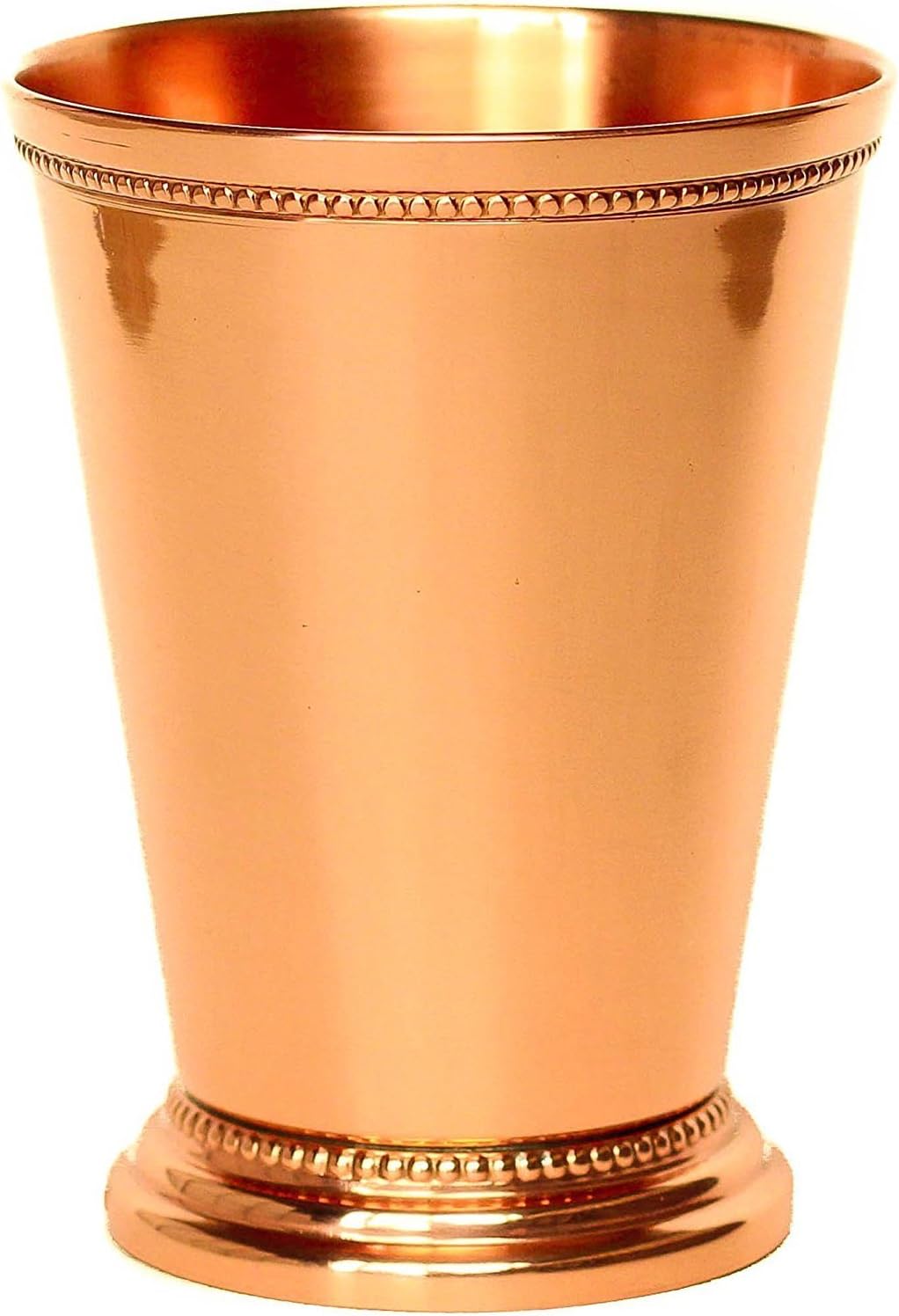 PARIJAT HANDICRAFT Mint Julep Cup Pure Copper Moscow Mule Mint Julep Cup beautifully handcrafted Capacity 12 Ounce