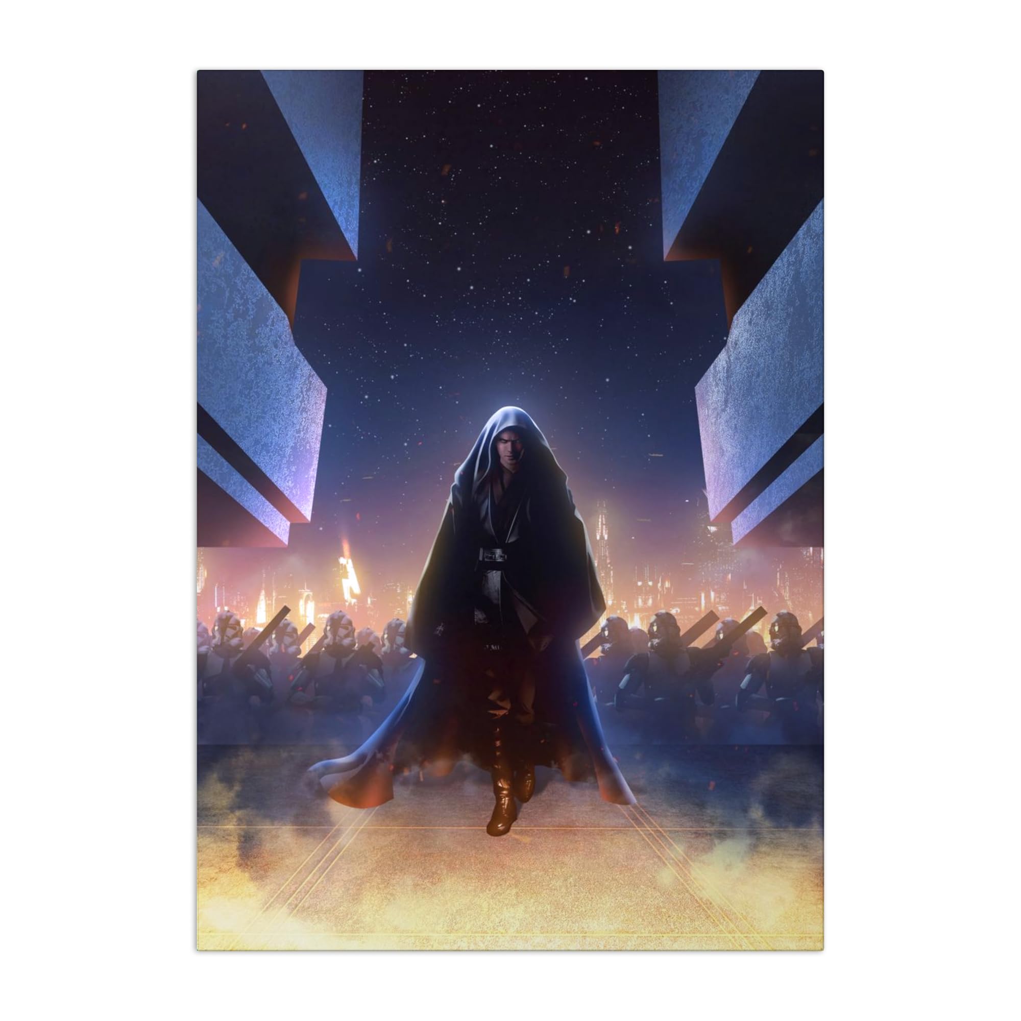 Displate Star Wars Metal Poster Star Wars Poster Star Wars Regalo Star Wars Deco - Star Wars - Star Wars - The Dark Side - Star Wars - Star Wars - Epic Battles - Anakin's Order Poster 32 x 45 cm