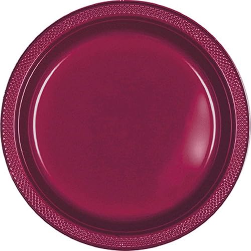 Vibrantes platos redondos de plástico marrón chocolate, 10 pulgadas (paquete de 20) - Diseño de calidad premium, ideal para cualquier evento o fiesta