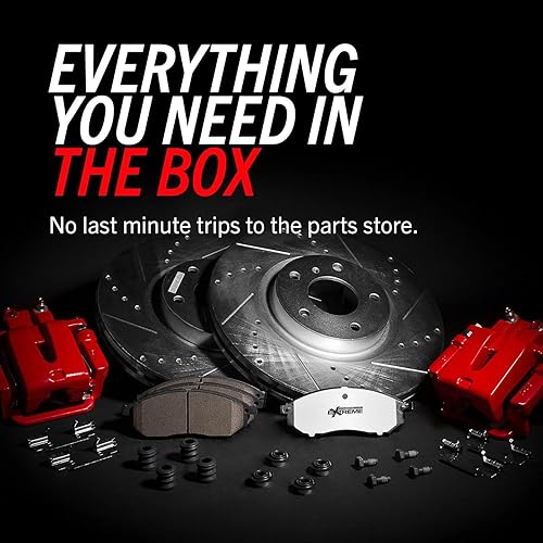 Miniatura 4 de Power Stop KC1857-36 Front Z36 Kit de freno de remolque y camión con pinzas