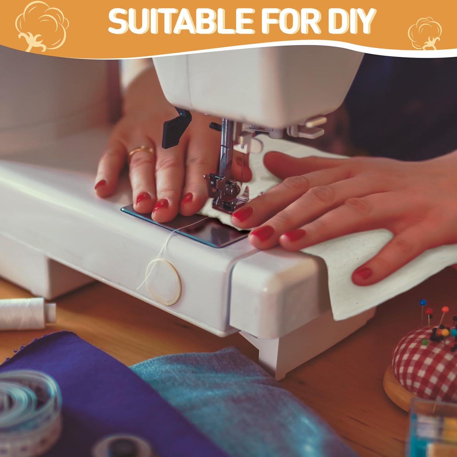 Windyun 2 Rolls Natural Cotton Batting Microwave Projects Heat Resistant Batting Warm White Lightweight Wrap for Potholders Insulated Microwave Gloves Quilting Sewing Crafts Filling 22 Inch