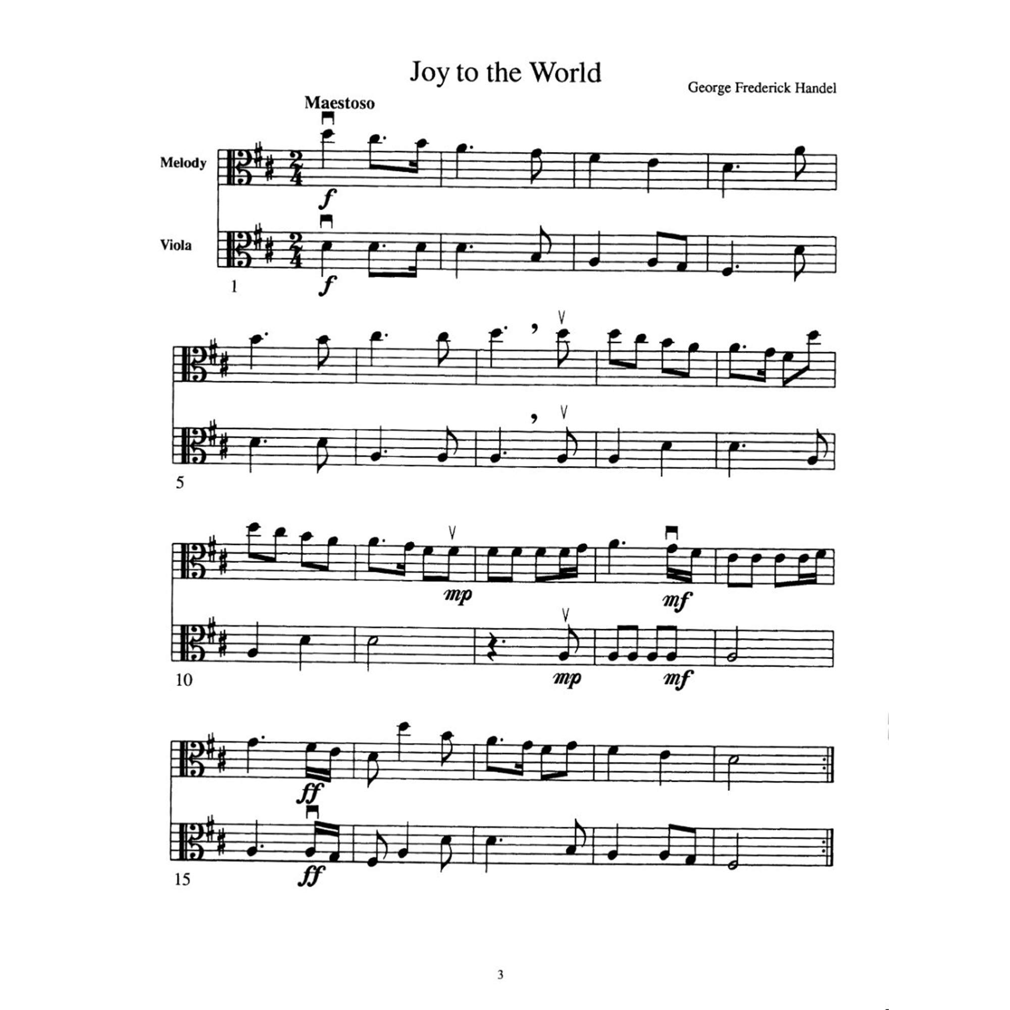Christmas Solos for Beginning Viola