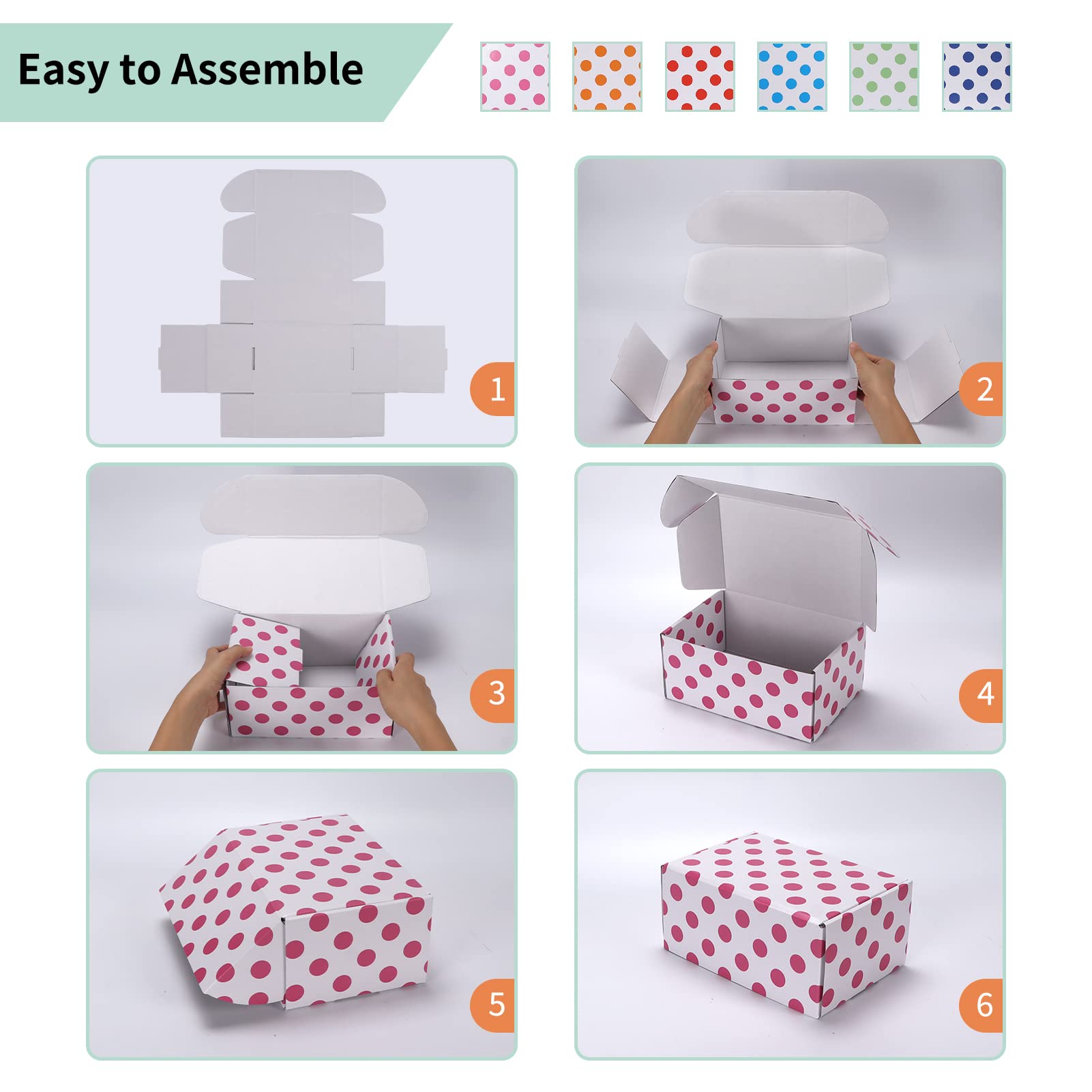 Hoikwo Lot de 18 boîtes cadeaux élégantes de luxe vides en vrac pour cadeaux de fête des mères - Boîtes décoratives avec couvercles pour cadeaux de femme - Blanc - 22,9 x 15,2 x 10,2 cm