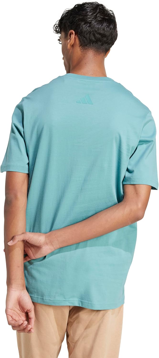 adidas Men's Dog Sock Patch Graphic T-Shirt - Image 3