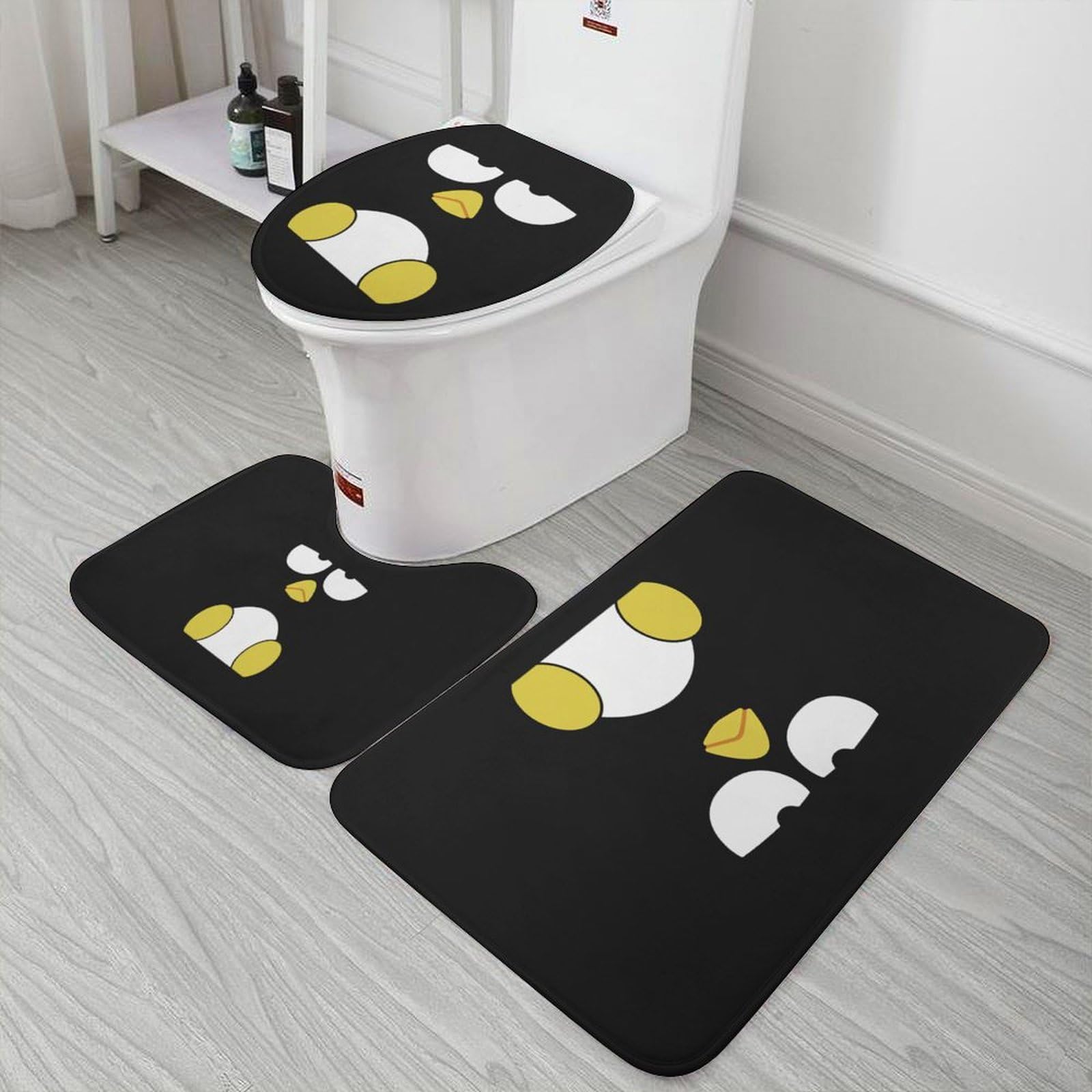 Amazon｜ばつまる バッドばつ丸 トイレマットセット 3点 セット