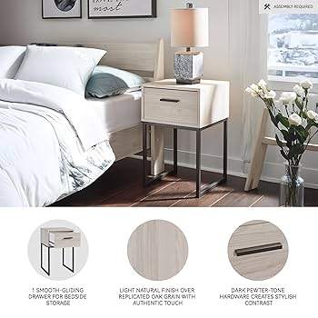 Amazon.com: Signature Design by Ashley Socalle 1 Drawer