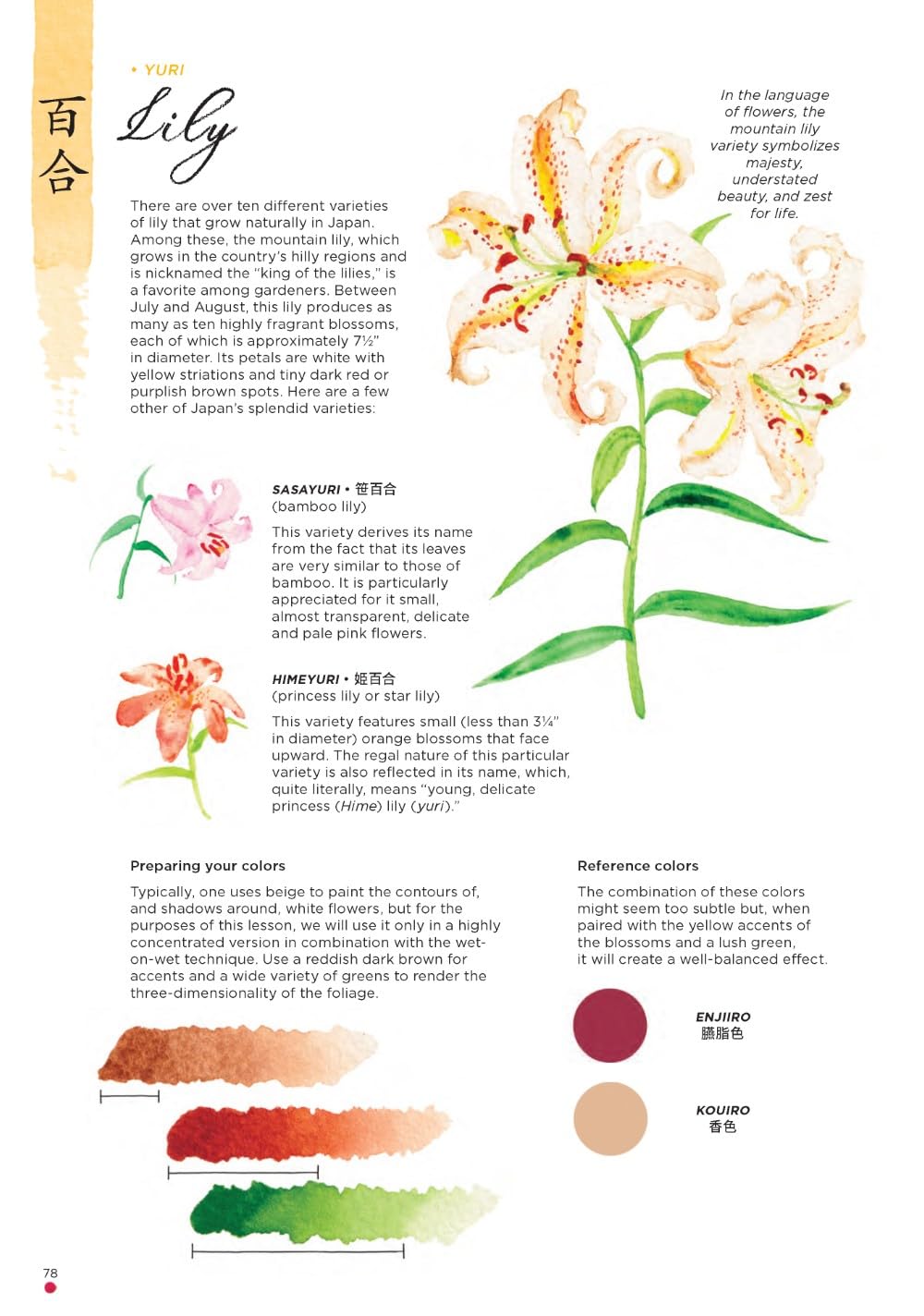 Japanese Watercolor: Floral & Botanical Techniques: 18 Step-by-Step Lessons with How-to Videos