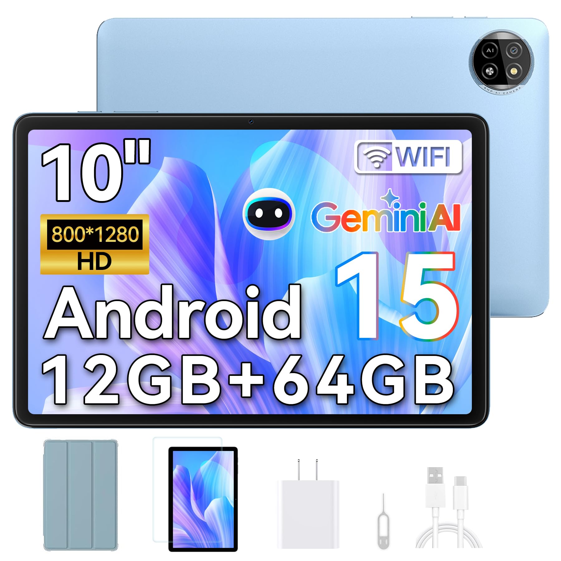 Android15タブレット10.1インチ大画面Blackview Amazon.com : Blackview Tablet 10 inch Android 15,2025 AI Tablet