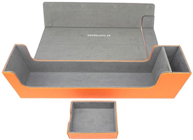 Foto 3 de 8 de docsmagic.de Premium Magnetic Tray Long Box Orange Large + 4 Flip Boxes - Orange