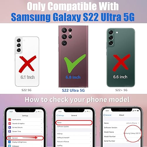 Miniatura 2 de Ulirath Funda para Samsung Galaxy S22 Ultra con diseño de dibujos animados para adolescentes, niñas, diseño de personajes femeninos, diseño único de