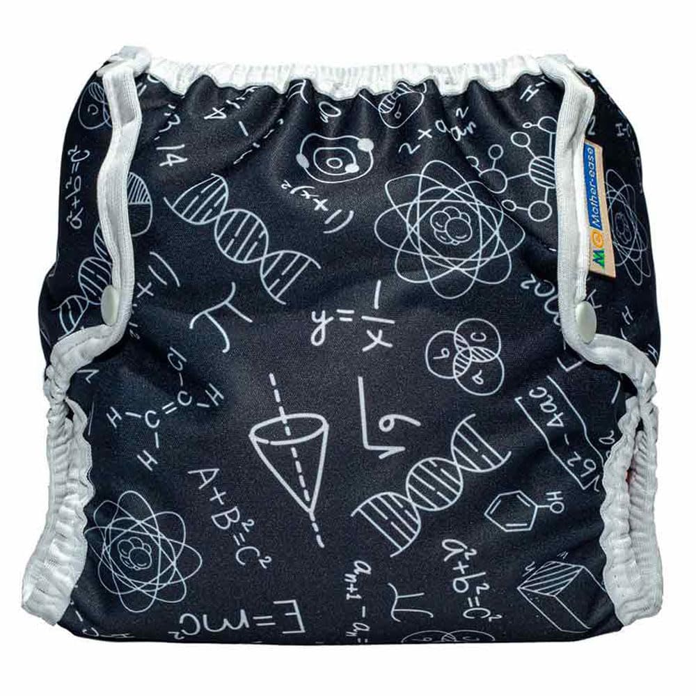 Mother-ease Airflow Nappy Wrap, XS-XXL, Dino/Sunshine, Waterproof Polyester with PUL, Breathable Reusable Cover, Popper Fastening (Wiz Kid, XS) — image 1
