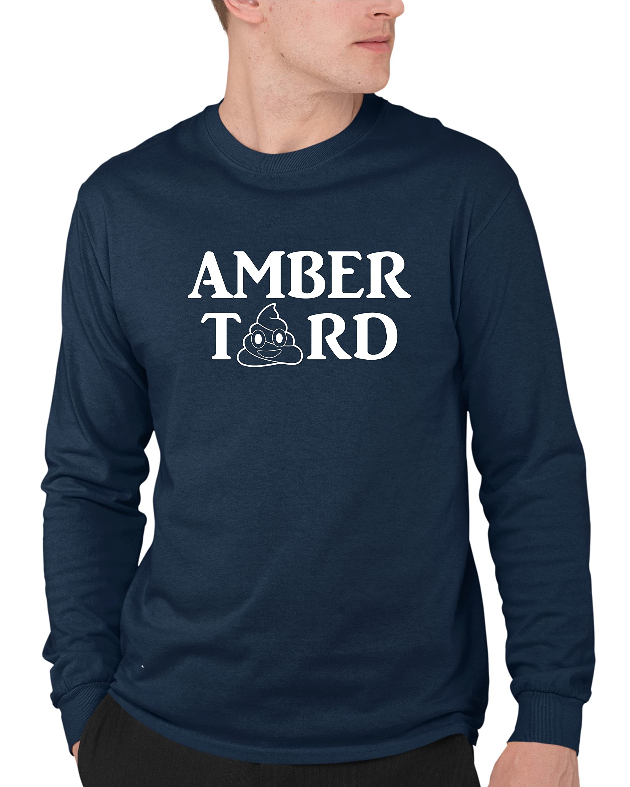 Squatch King Threads Amber Turd Team Johnny Mens Long Sleeve T-Shirt