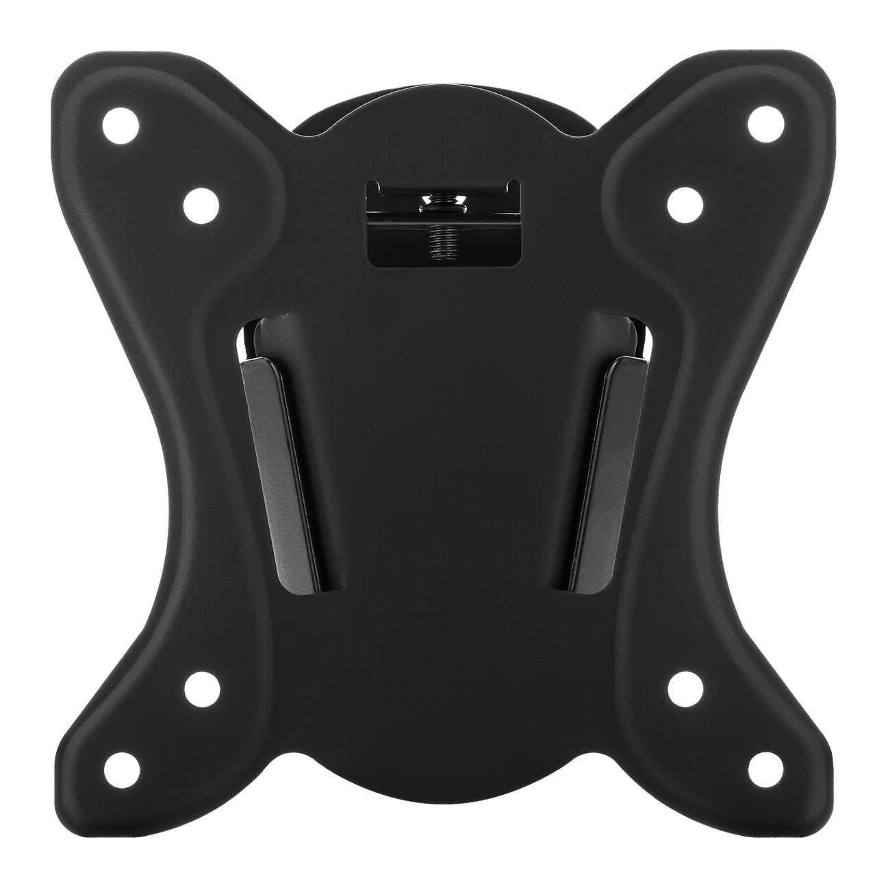 deleyCON Universal Supporto a Muro per TV & Monitor - 13" - 27" Pollici (33cm - 69cm) - Fino a 20Kg & VESA 100x100mm - Inclinabile + Orientabile - Distanza dal Muro Solo 75mm