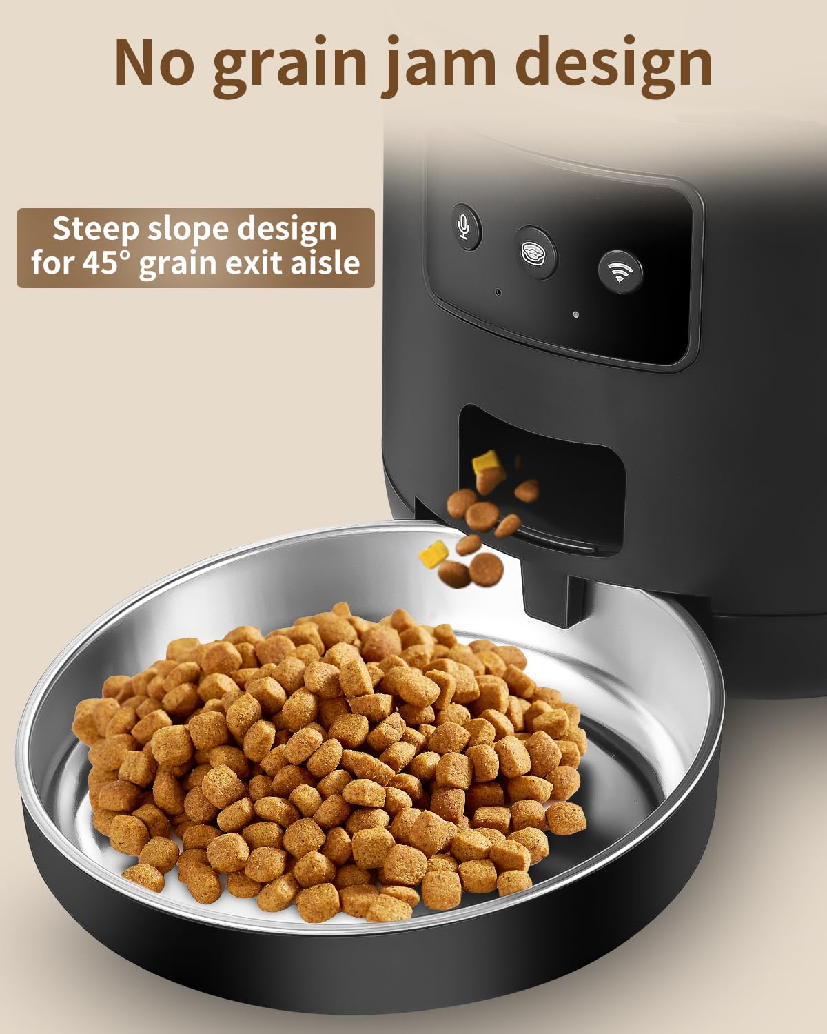 VOLUAS 4L AUTOMATISCHE Futterstation Für Haustiere Für Katzen Und Hunde