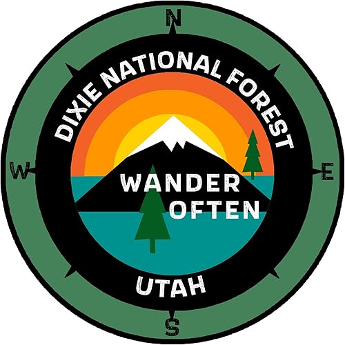 Miniatura 3 de Dixie National Forest Utah - Wander Often - 3.5" Ventana coche camión calcomanía calcomanía vacaciones recuerdo viaje aventura tema novedad