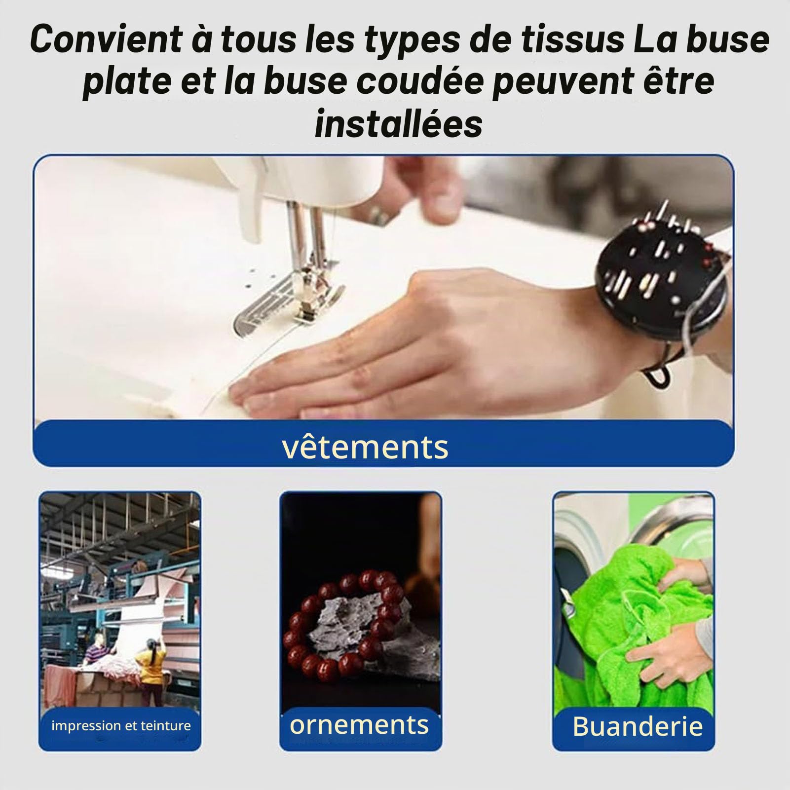 Nettoyant Polyvalent, Pistolet De Nettoyage De Taches Textiles électrique, Pistolet De Pulvérisation De Nettoyage Textile avec Fonction De Réglage De La Pression, pour La Sérigraphie Textile