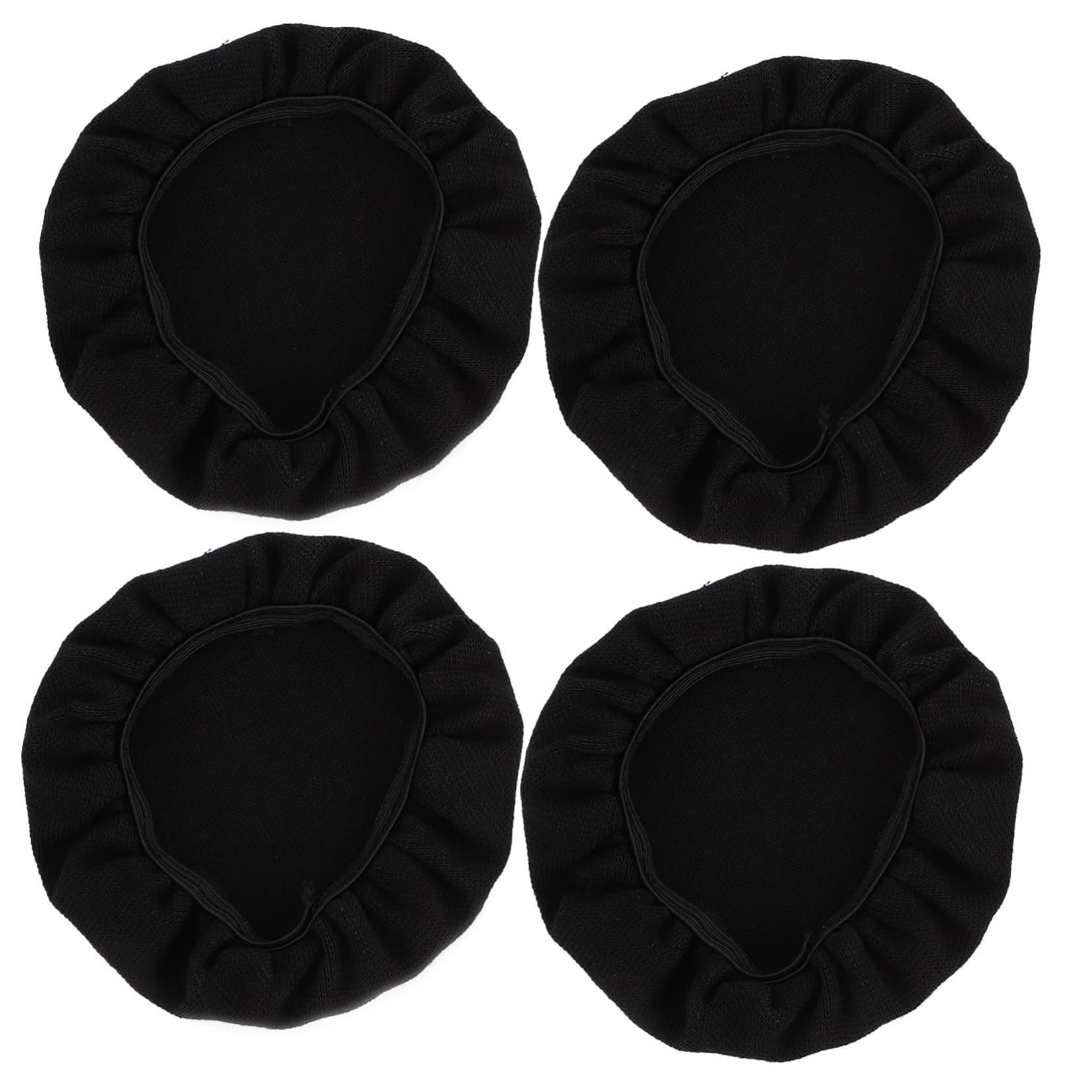 KONTONTY Cotton Headset Ear Covers 4 Pack Stretchable Headphone Ear Covers Protectors