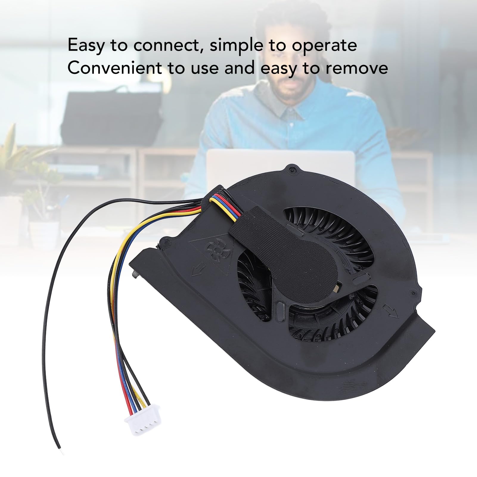 Tangxi Kit de Ventilateur de Refroidissement de Processeur pour Ordinateur Portable, pour Thinkpad Série T440P, Fonction de Refroidissement Puissante, Conception Légère et Portable