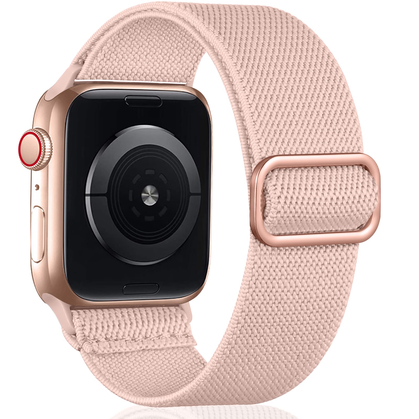 Oielai Solo Loop Straps Compatible with Apple Watch Strap 38mm 40mm 41mm 42mm 44mm 45mm 46mm 49mm, Adjustable Stretch Nylon Sport Band for iWatch Series 11 10 9 8 7 6 5 4 3 2 1 SE Ultra — view 9