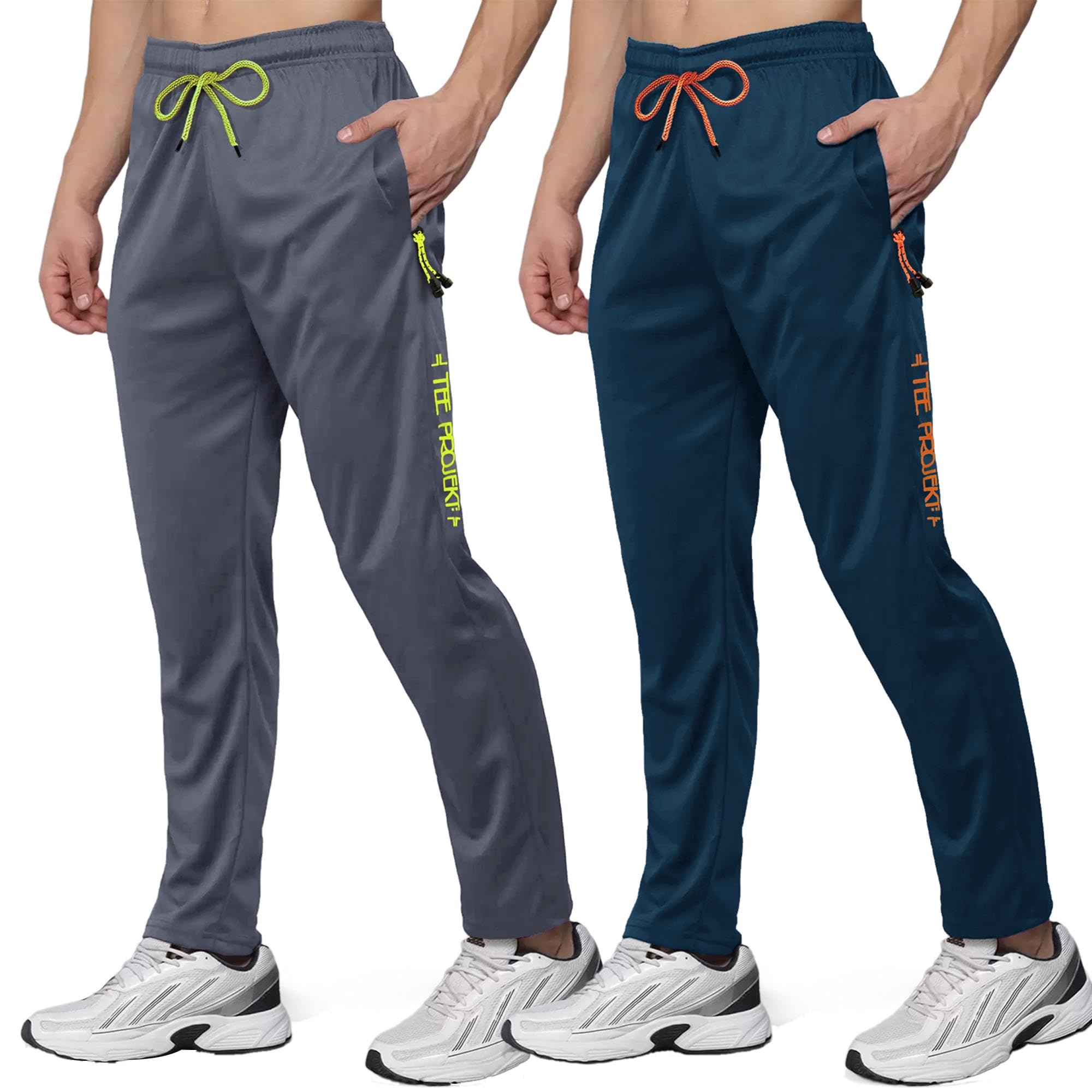 pinkmint Combo Track Pant Set for Men Lycra Soild Suitable for Yoga, Dancing, Running, Regkular Wear-picture-44