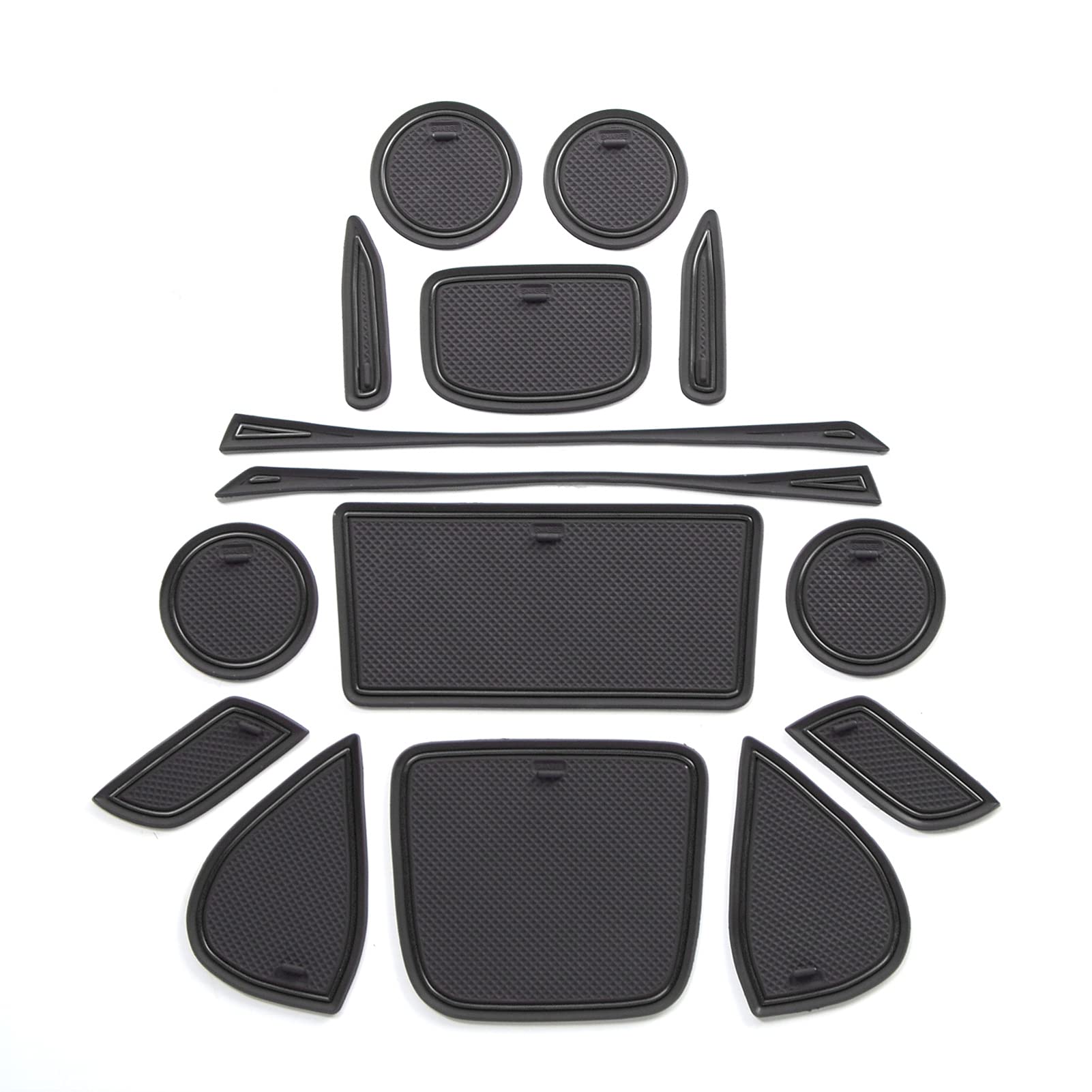 Tapis De Porte Voiture Toyota Yaris Cross 2020 - Antidérapant Anti-poussière - Blanc