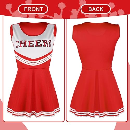 Miniatura 4 de Disfraces de animadora para niñas y mujeres, disfraz de animadora para fiesta