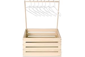 Personalized Wooden Baby Shower Crate Closet Keepsake Keeps Basket