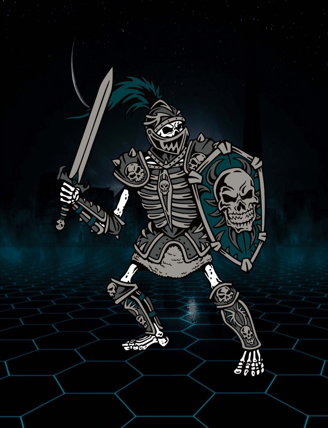 Skeleton Warrior Composition Notebook