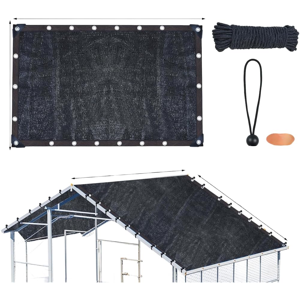 Vielseitiges Schattennetz mit 20 elastischen Kordeln und 10 m Seil – ideal für Sonnenschutz und Pflanzenpflege im Garten, Terrasse und Außenbereichen, 3,5 m x 2 m.