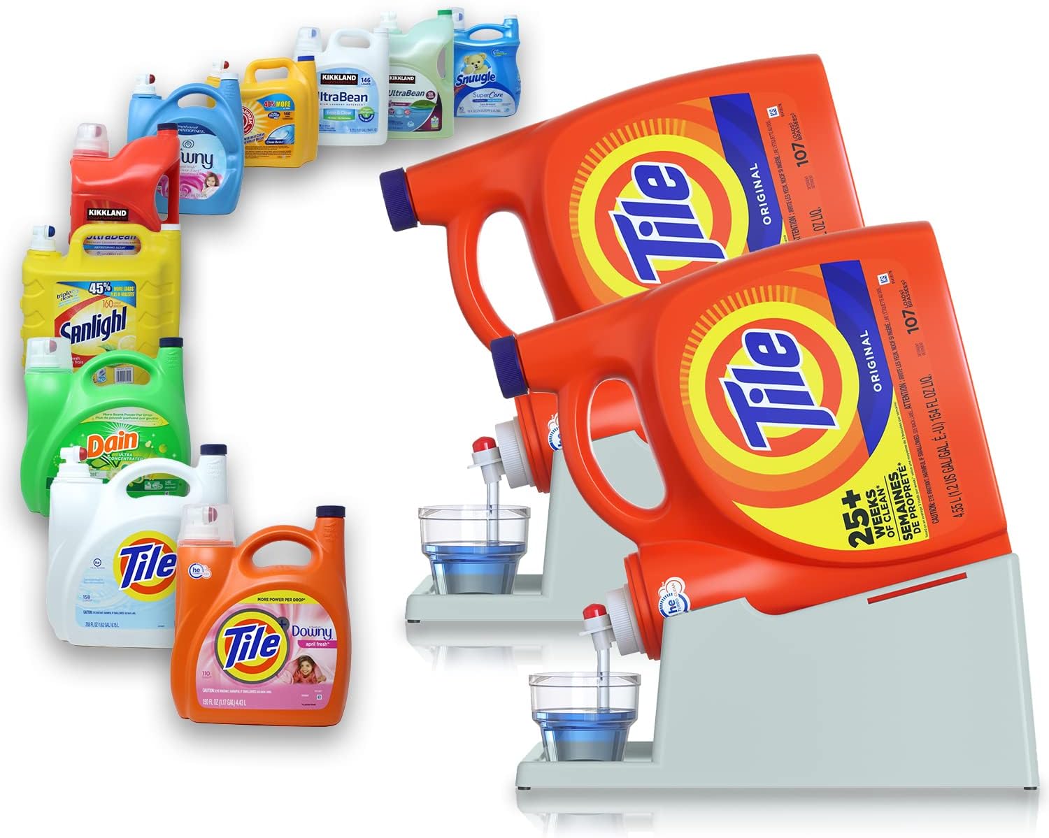 Skywin Laundry Soap Station Laundry Detergent Cup Holder