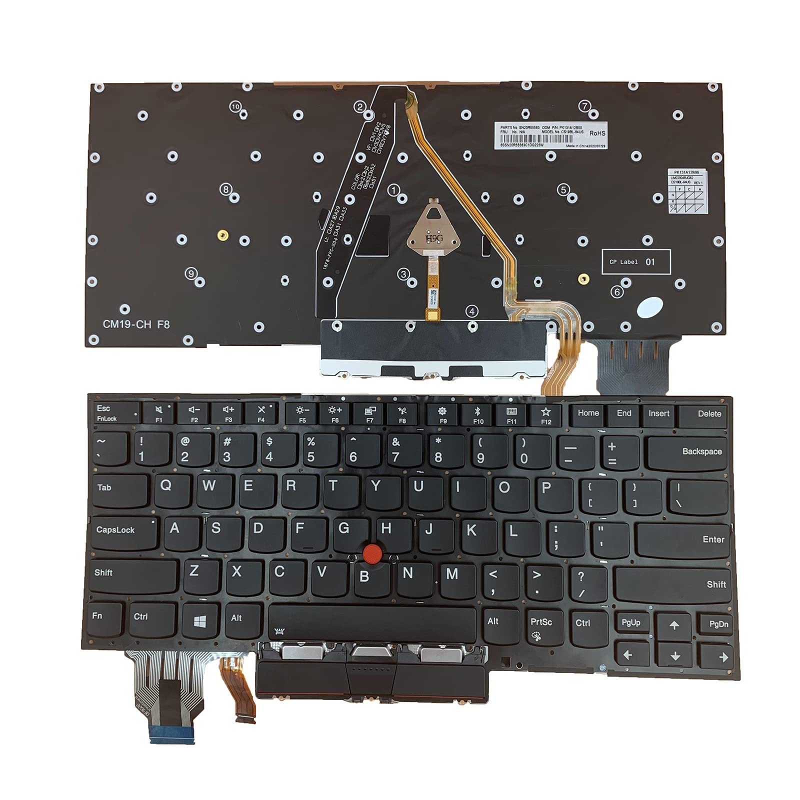 Amazon.com: Siakoocty Replacement US Backlit Keyboard for Lenovo