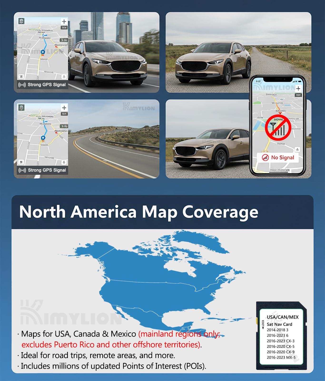 Amazon.com: Navigation SD Card BHP166EZ1U – Offline GPS Map, Plug