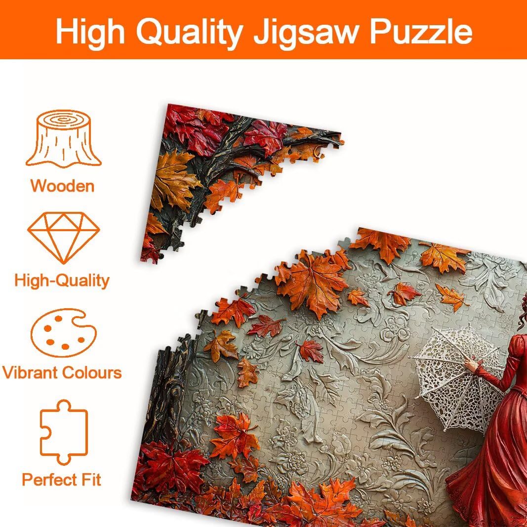 Puzzle Herbst, Puzzle 3000 Teile Erwachsene, Klassische Puzzles, Deko -8661