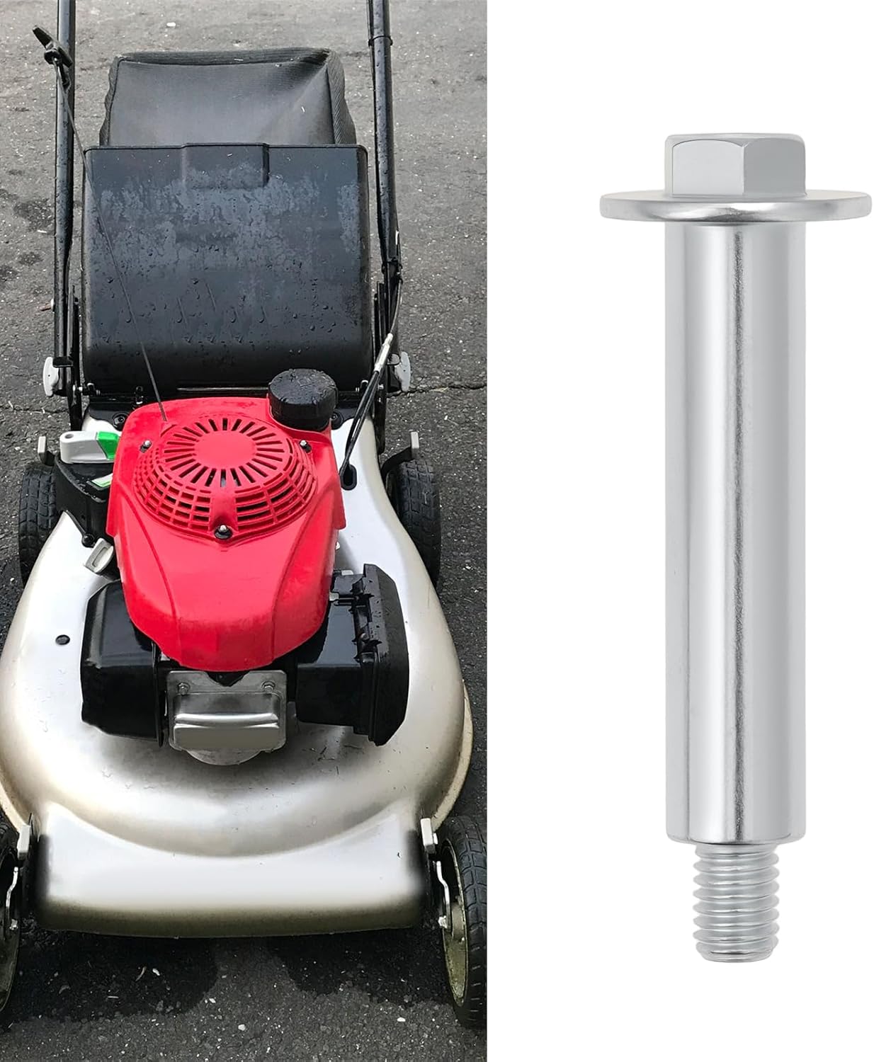 Create idea 2Pcs Lawn Mower Wheel Shaft Bolt 90102-VG3-000 Compatible with Honda HRR216 HRS216 HRR2169VKA