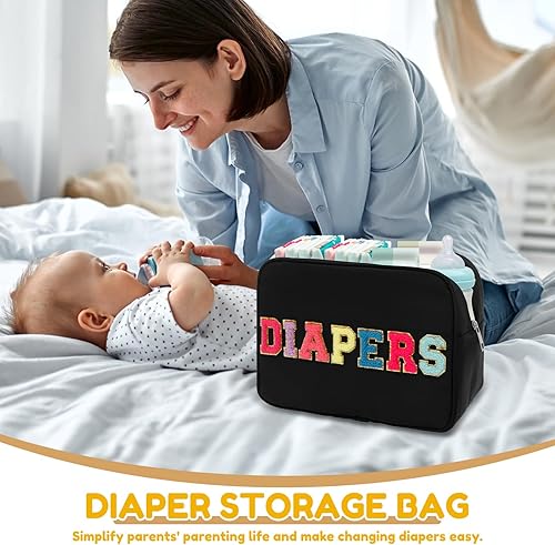 Miniatura 8 de Bolsa de pañales de gran capacidad, organizador de pañales de fácil acceso para bebés, organizador de accesorios para exteriores