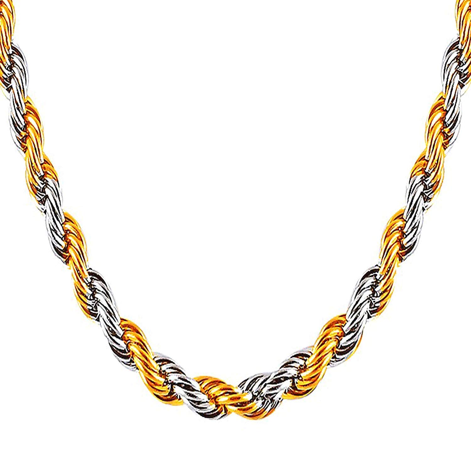 MEENAZ Fashion Jewellery Pure Stainless Steel Metal locket daily use Long Platinum Golden Necklace Rope Silver Neck Chains Gold Chain for Men stylish Women girls Boys unisex Boyfriend Gents -MS016 (B09FGRZ6W8) Amazon Price History, Amazon Price Tracker