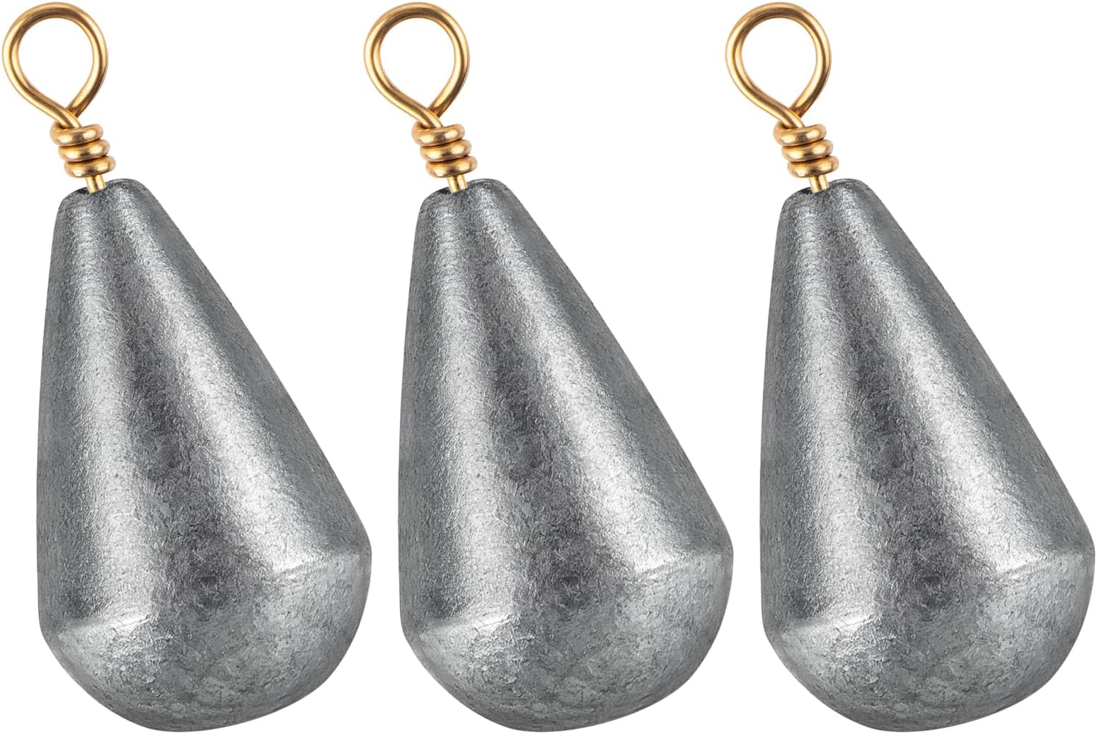 Dr.Fish 30pk Bass Casting Sinker Bell Weights Fishing Lead Weights