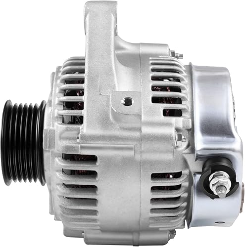 Miniatura 2 de LUJUNTEC Alternador 80A IR/IF AND0177 apto para 1998-2002 Prizm 1998-2002 Corolla 13756 101211-9960 94857218 400-52037 ALT-5111