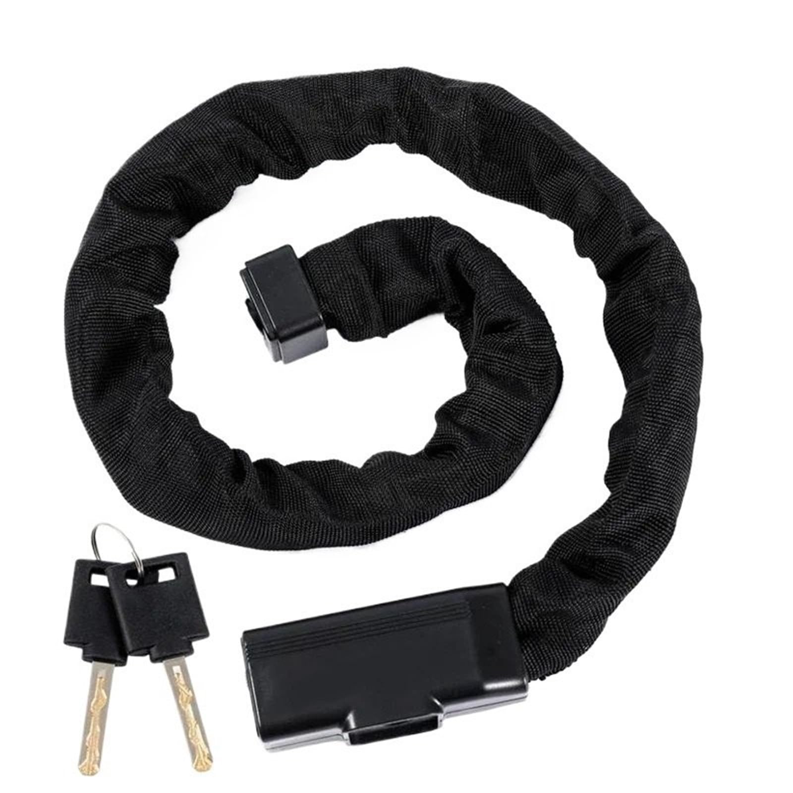 Hdrtcbu Upgraded 100Cm Chain Lock Steel A3 Anti-Theft Chain Lock Thicken Motorcycle Bicycle 1M Multipurpose Cabinet Door Padlock Bike Accessories Motorbike Lock(Upgraded 100Cm)