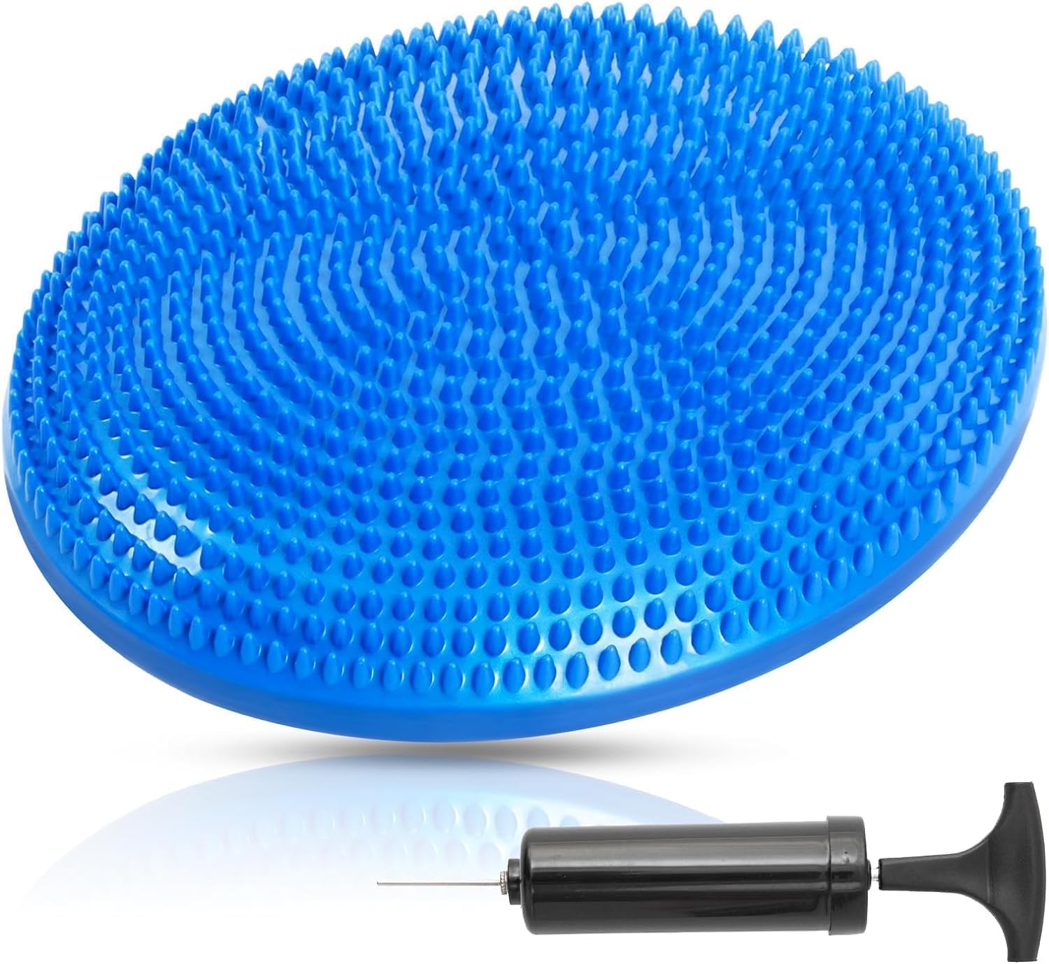 GBEX Inflated Stability Wobble Cushion Pad, Yoga Pad with Pump, Extra Thick Core Balance Disc, Kids Wiggle Seat, Sensory Cushion for Elementary School Chair Office & Home & Classroom (Multicolor) (B0D56QBRXZ) Amazon Price History, Amazon Price Tracker