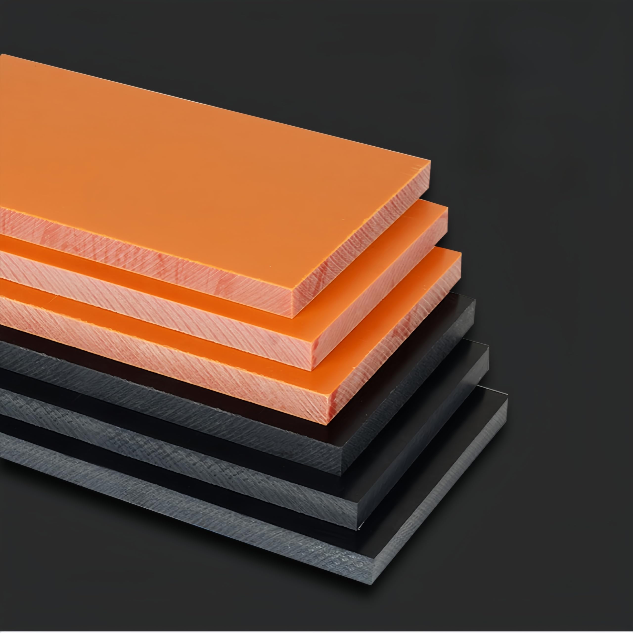 Panneau de résine phénolique isolé 2 pièces, taille 200mm x 200mm x 30mm for l'industrie des PCB, plaques de perçage