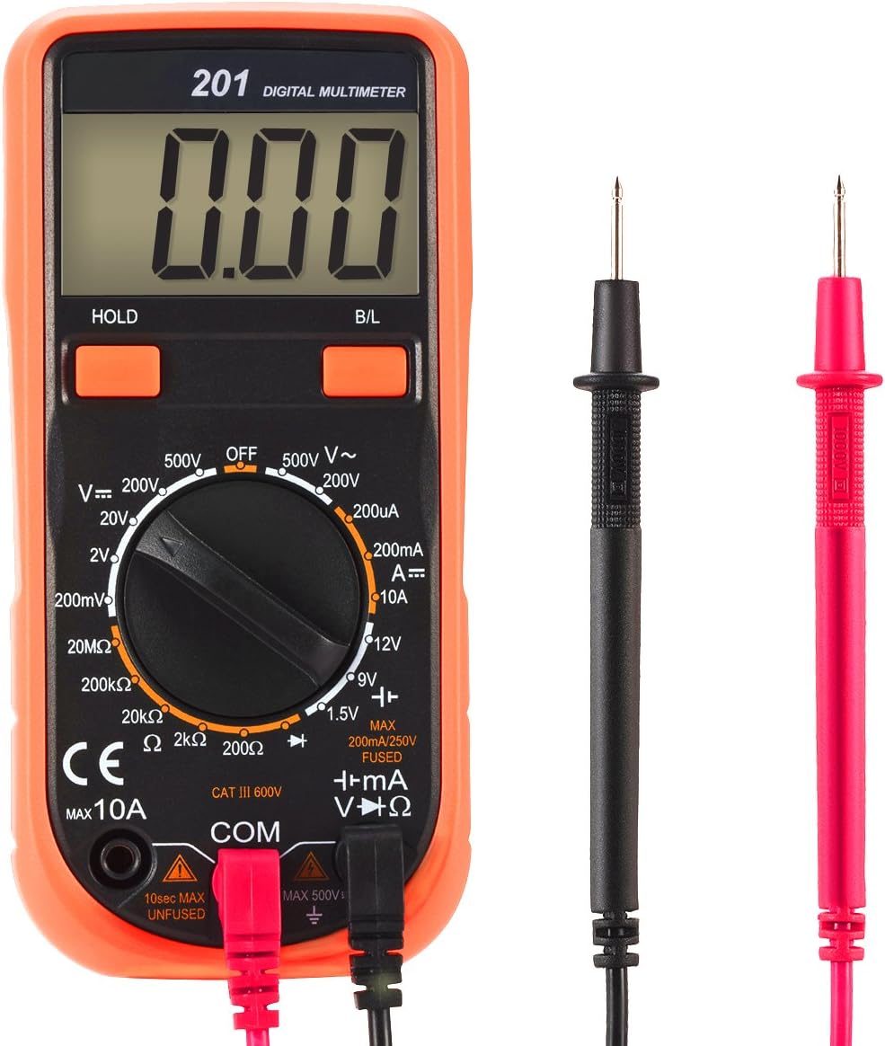 AKUNSZ Voltmeter Ammeter Digital Multimeter Auto Range Ohmmeter 3999