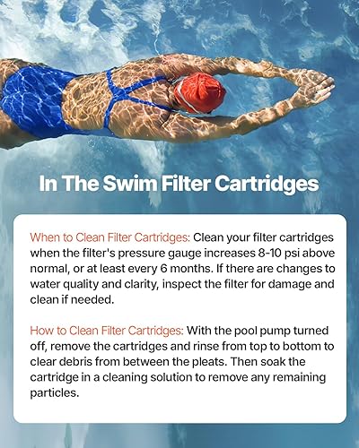 Miniatura 7 de VEVOR Filtro de repuesto para Hayward C500, CX500-RE, PA50, Ultral-A11, PP-A11, Unicel C-7656, Filbur FC-1240, FC-0625, FC-0620, L x OD 20"x7",