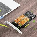 Tobo M.2 SSD Heatsink with Thermal Conductive Adhesive Film Anti Thermal Board Heatsink CPU IC Chip Circuit Board for LED Amplifier Aluminum 70mm × 22mm × 3mm TD-1037PC (Pack of 2, Golden) gallery image