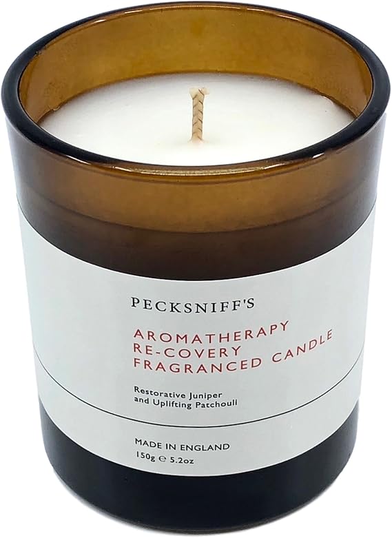 Pecksniffs Aromatherapy Re-Covery Juniper and Patchouli Scented Candle