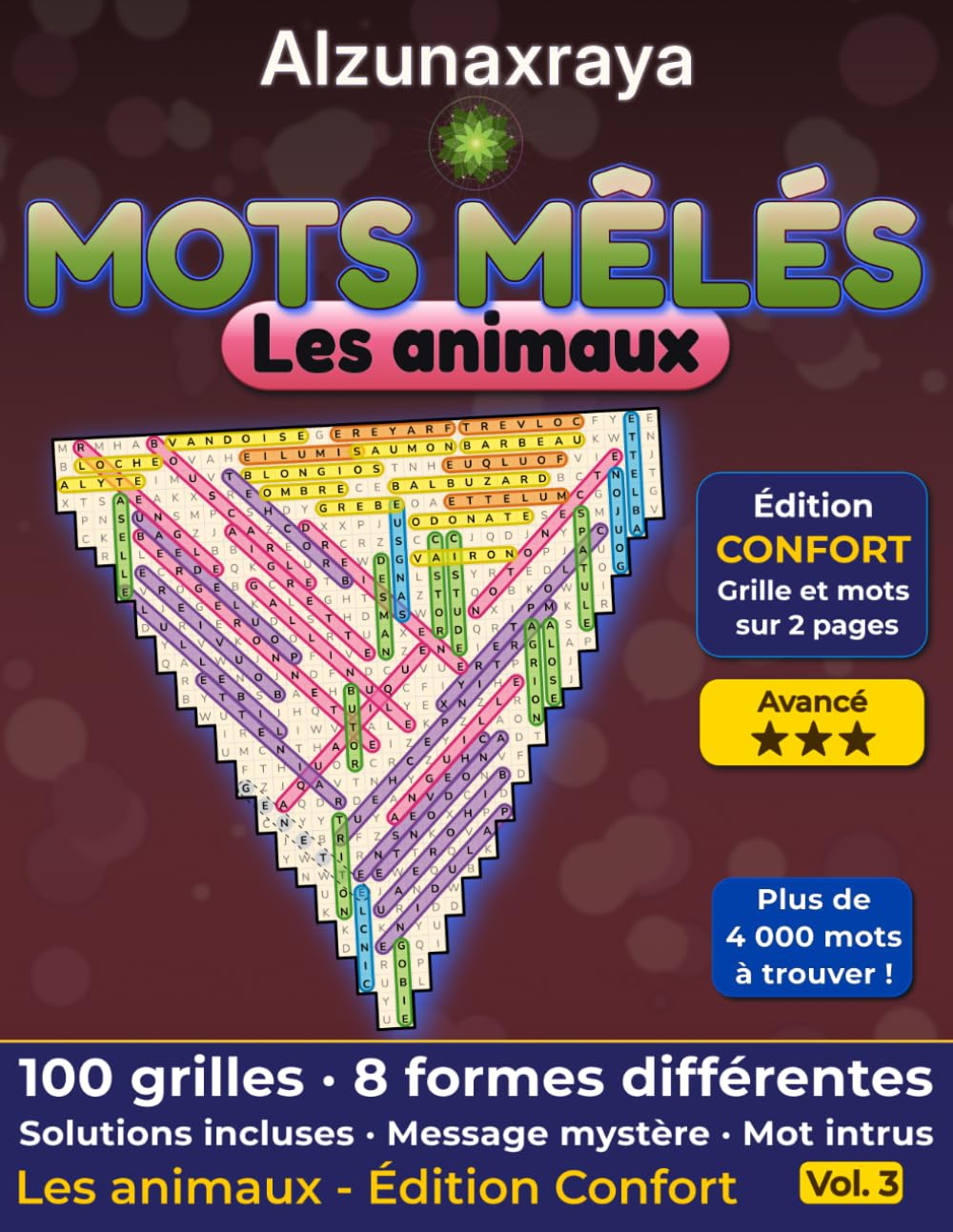 Mots Mêlés: Les animaux - Édition Confort - Avancé