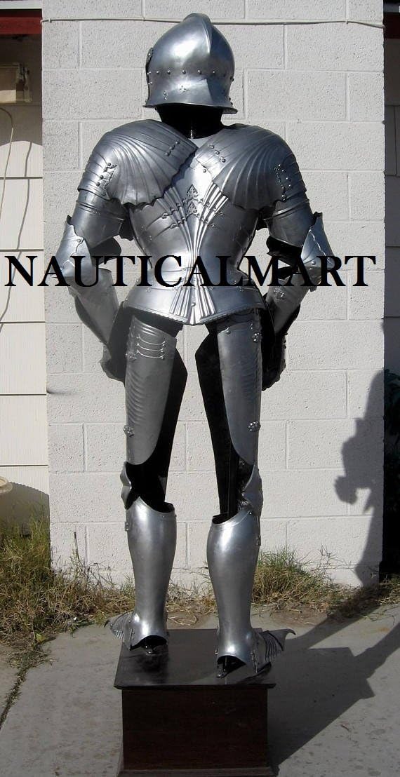 Medieval Knight Gothic Suit of Armor Reenactment Full Body Armour